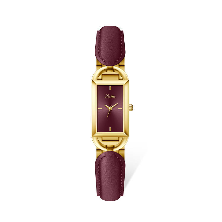 New Square Leather Belt Bracelet Watch