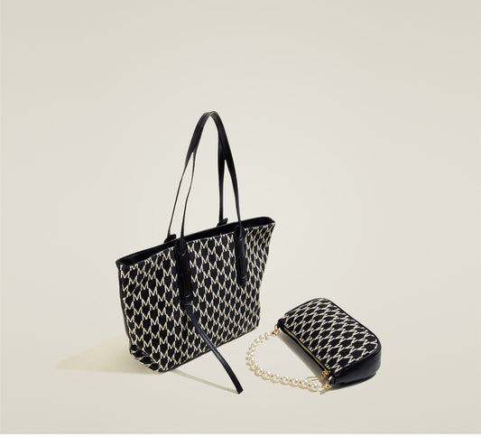 Stor Kapacitet Fashion Skuldertaske