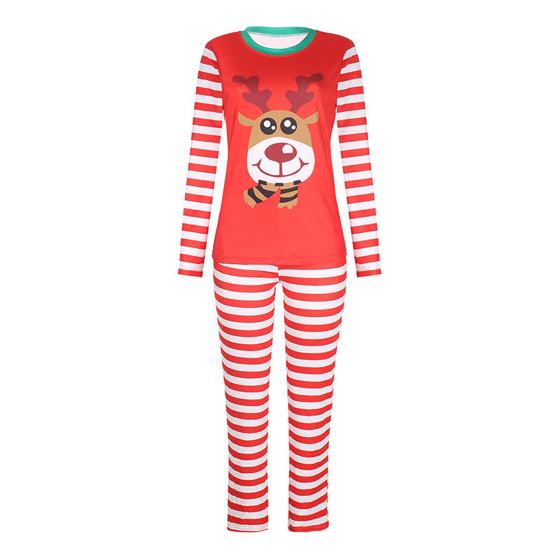 Printed Long-sleeved Casual Parent-child Suit