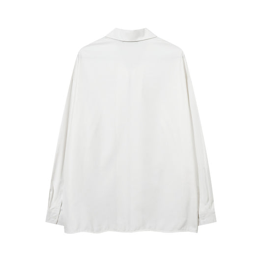 Boys Ins Simple Lapel Cardigan Shirt Coat