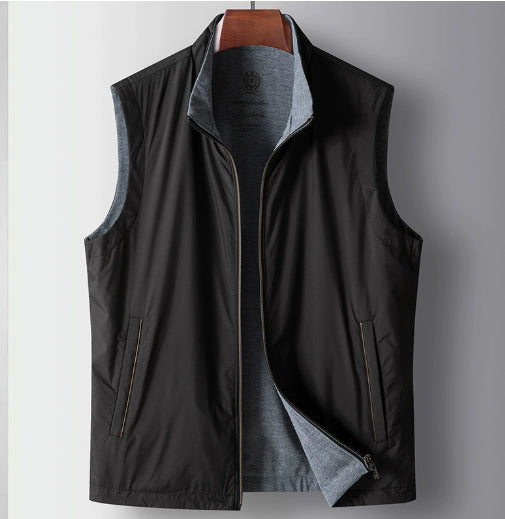 Double-sided Vest Man Business Sleeveless Jacket