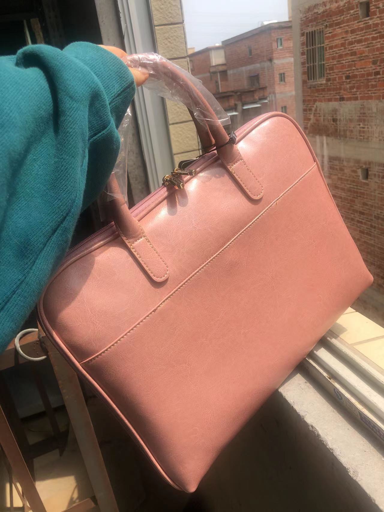 Leather Computer Bag Fashion Cowhide Briefcase