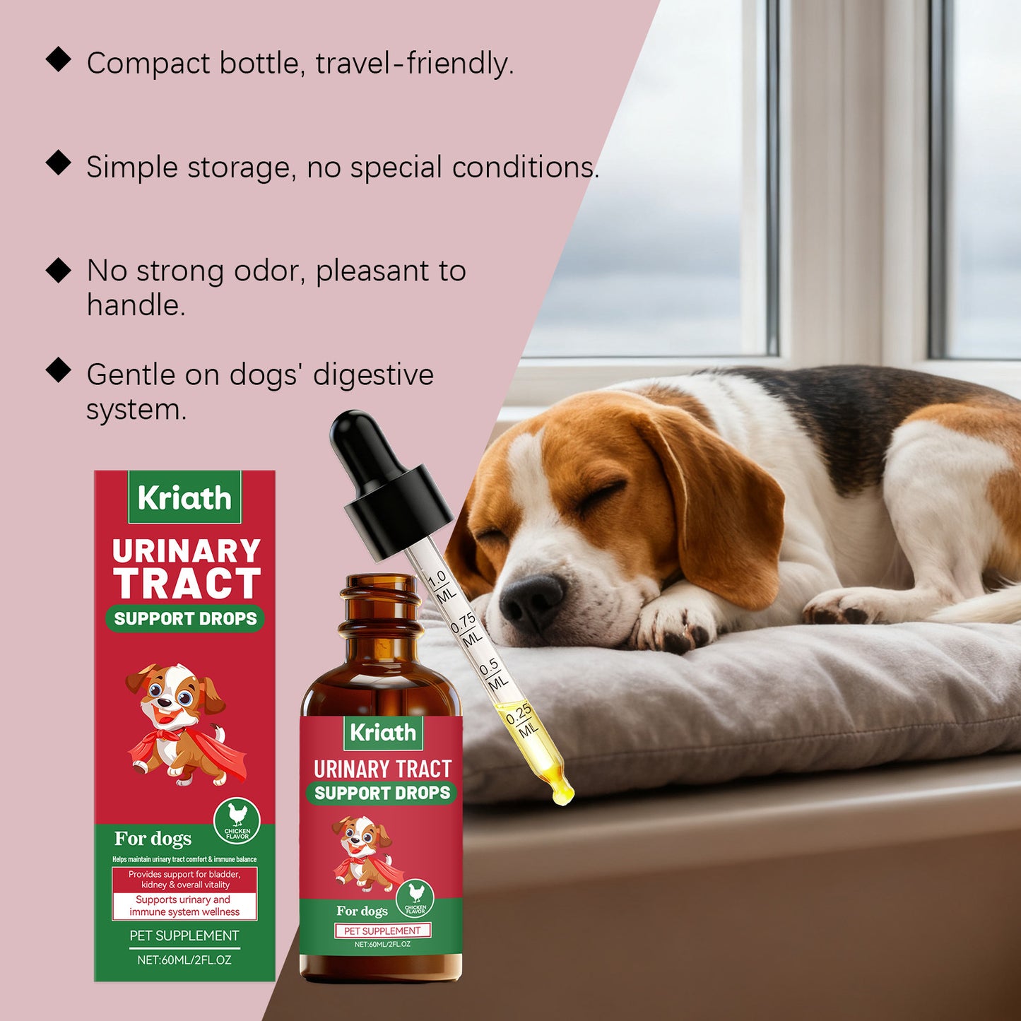 Dog Urinary Herbal Relief Drops