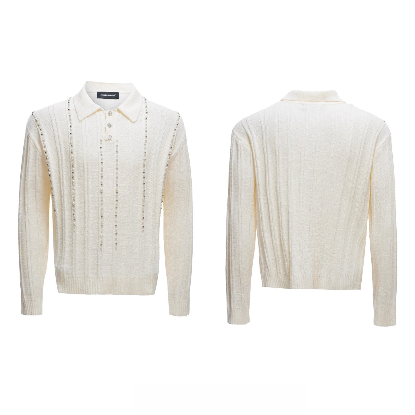 Laid-back Instagram-worthy Casual V-neck Textured Knit Sweater