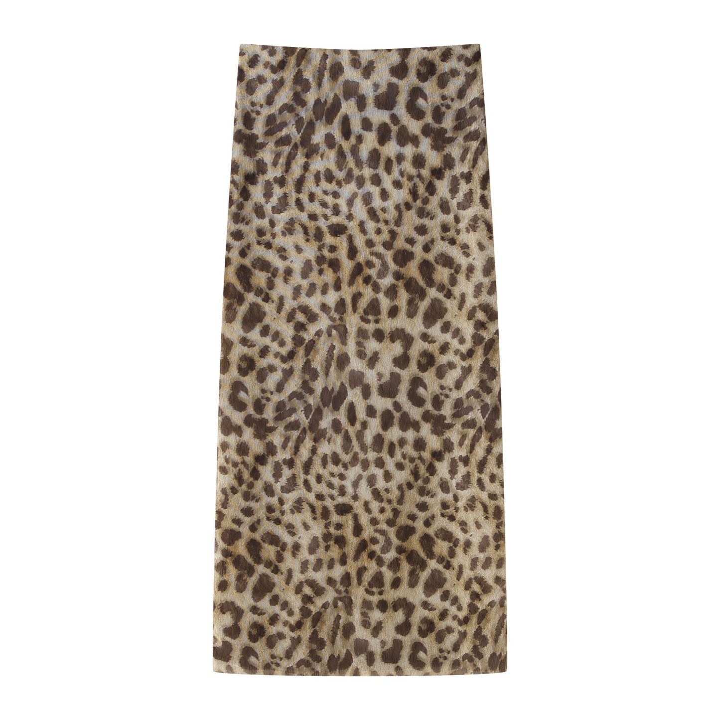 Women's Fashion Animal Print Halter Top A- Line Skirt