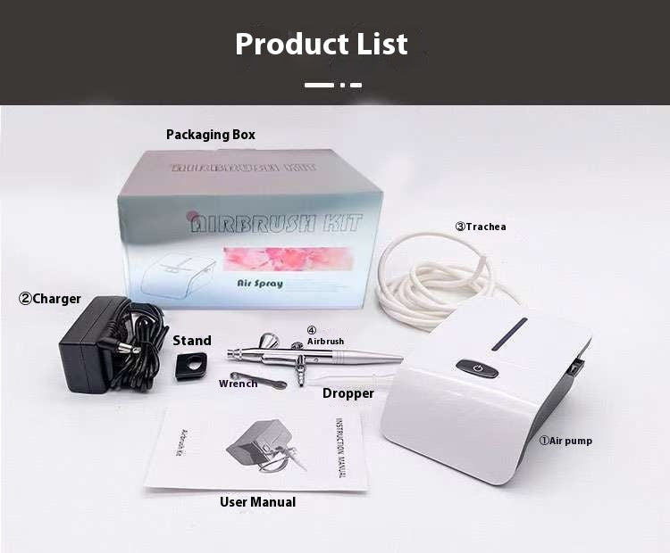 Tattoo Model Inkjet High Pressure Oxygen Injection Skin Spray Suit