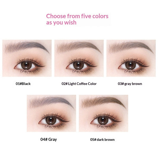 Double-ended Ultra-fine Waterproof Long-lasting Natural Eyebrow Pencil
