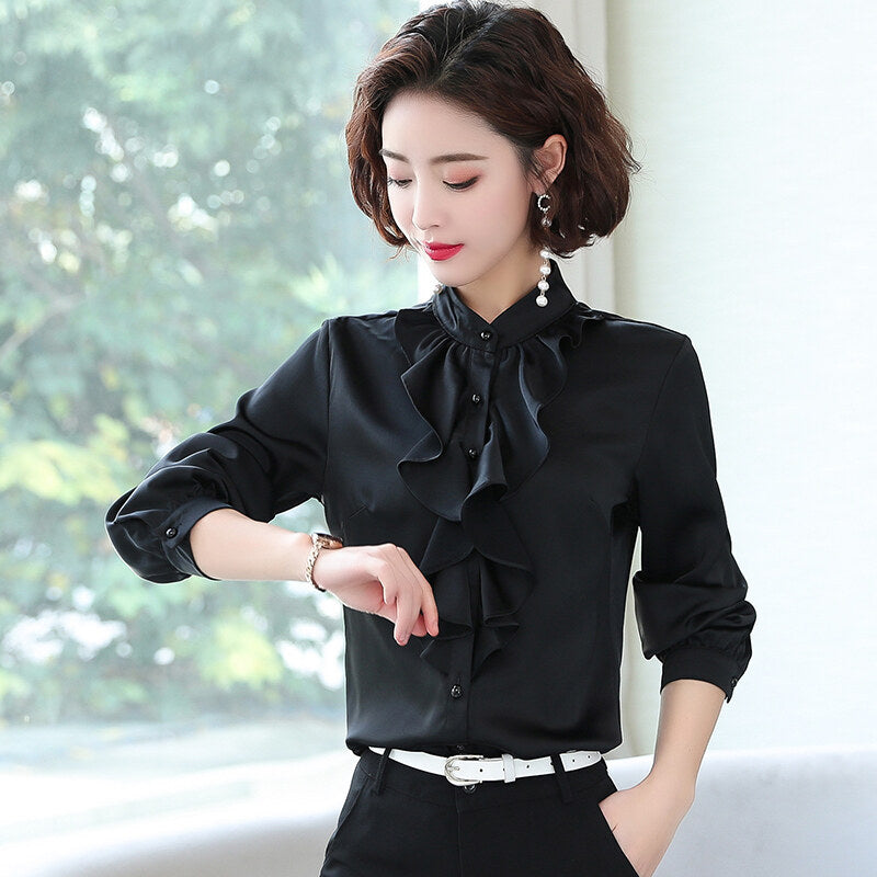 Women's Shirt Fashionable Fleece-lined Padded Top Bottoming Shirt