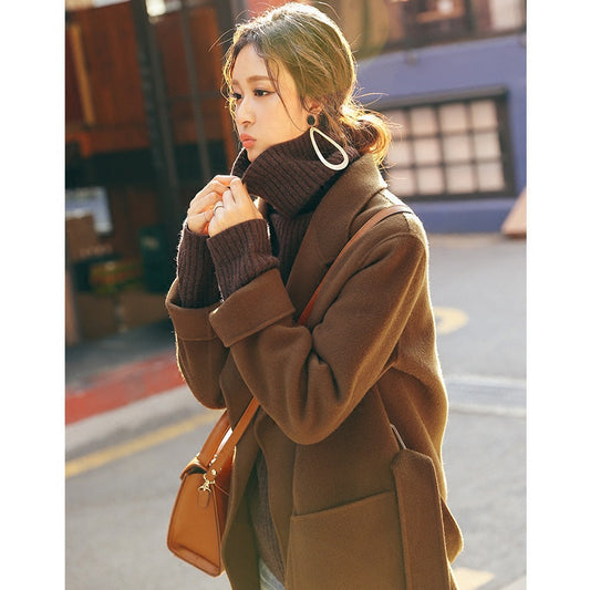 Double-sided Cashmere Coat Women's Short Short