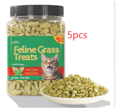 Cat Grass Biscuits Snacks And Pet Health Supplements