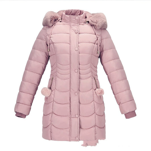 Casual Pure Color Thickened Velvet Cotton Clothes