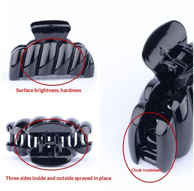 Black Accessory Ornament Claw Clip