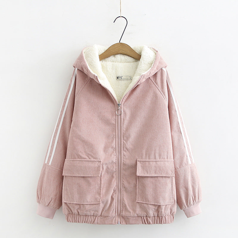 The New Fat MM Was Thin And Velvet Corduroy Corduroy Jacket