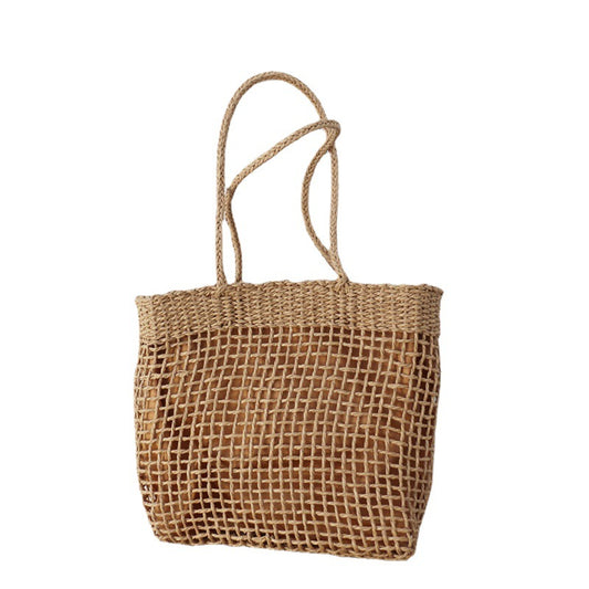 Casual Handbag Ladies Braided Straw Shoulder Bag