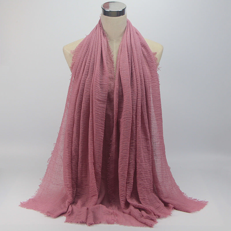 Fashion Vacuum Women's Scarf Cotton Linen Headscarf