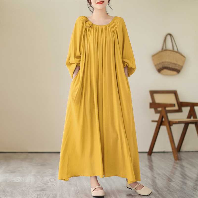 New Loose Fitting Flattering Below The Knee Length Dress