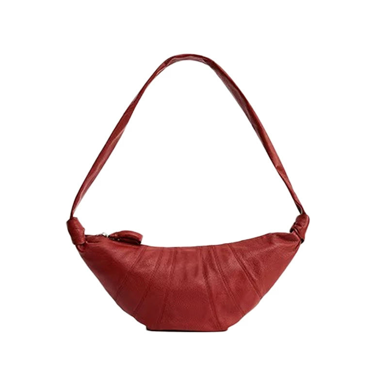 Women's Leather Armpit Retro Soft Chest Bag