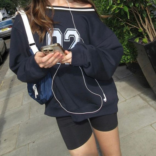 Preppy Style Hot Girl Digital Printing Stripe Braid Diagonal Collar Sweater