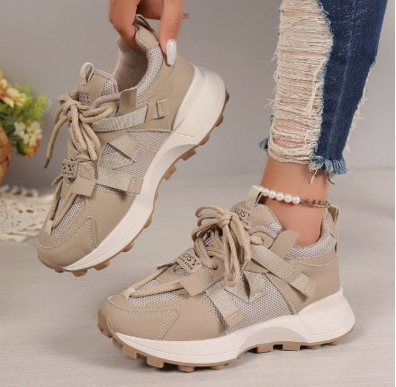 Lace-up White Shoes Casual Sneaker