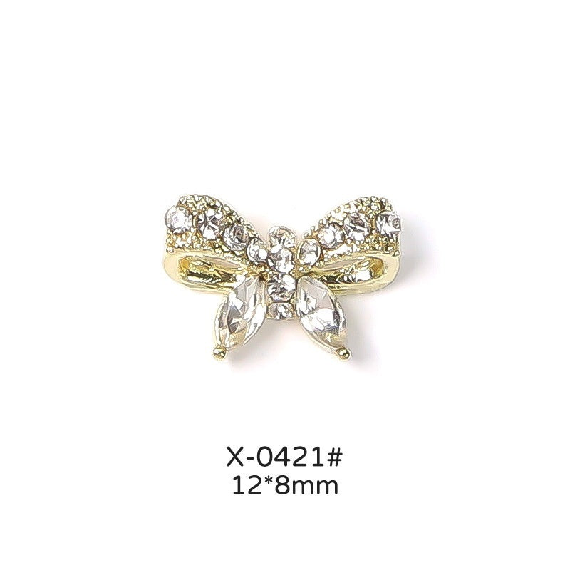 Christmas Love Bell Metal Nail Drill Accessories