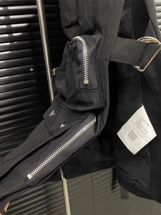 Men's Fashion Mechanical Style Vest Coat