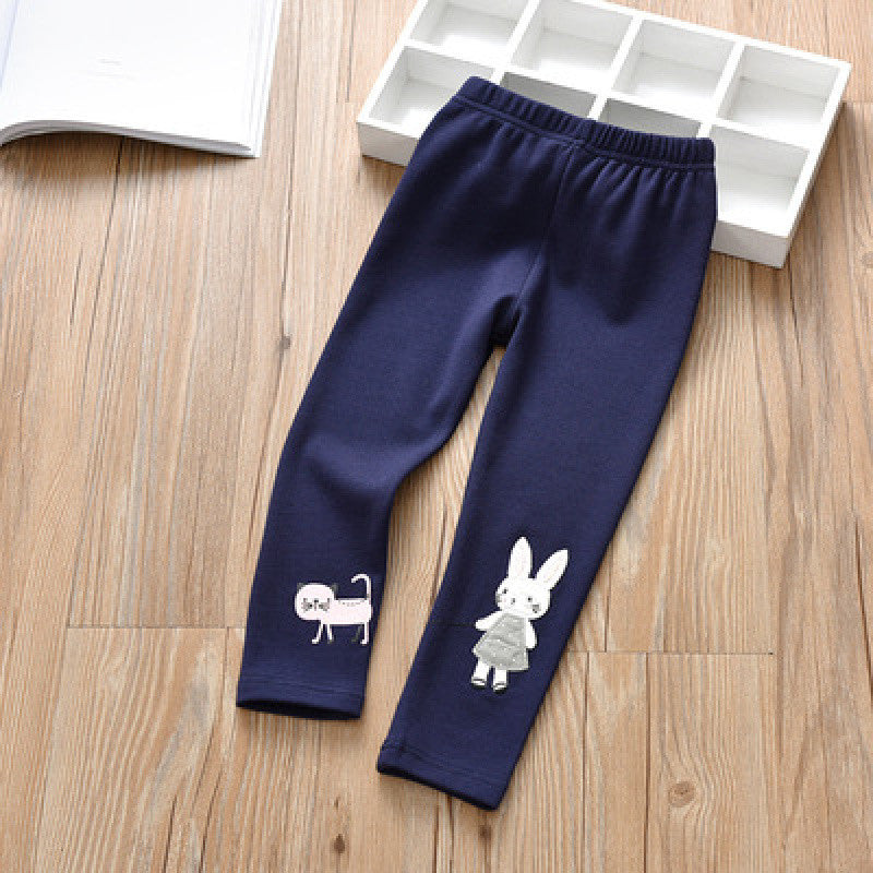 Cute Thermal Base Pants For Children
