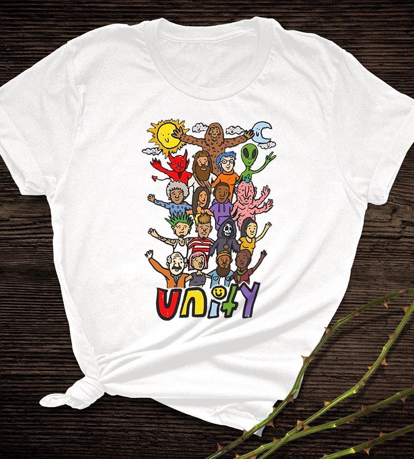 Cartoon Man Print Short Shirt Team Uniform European And American Fabrics