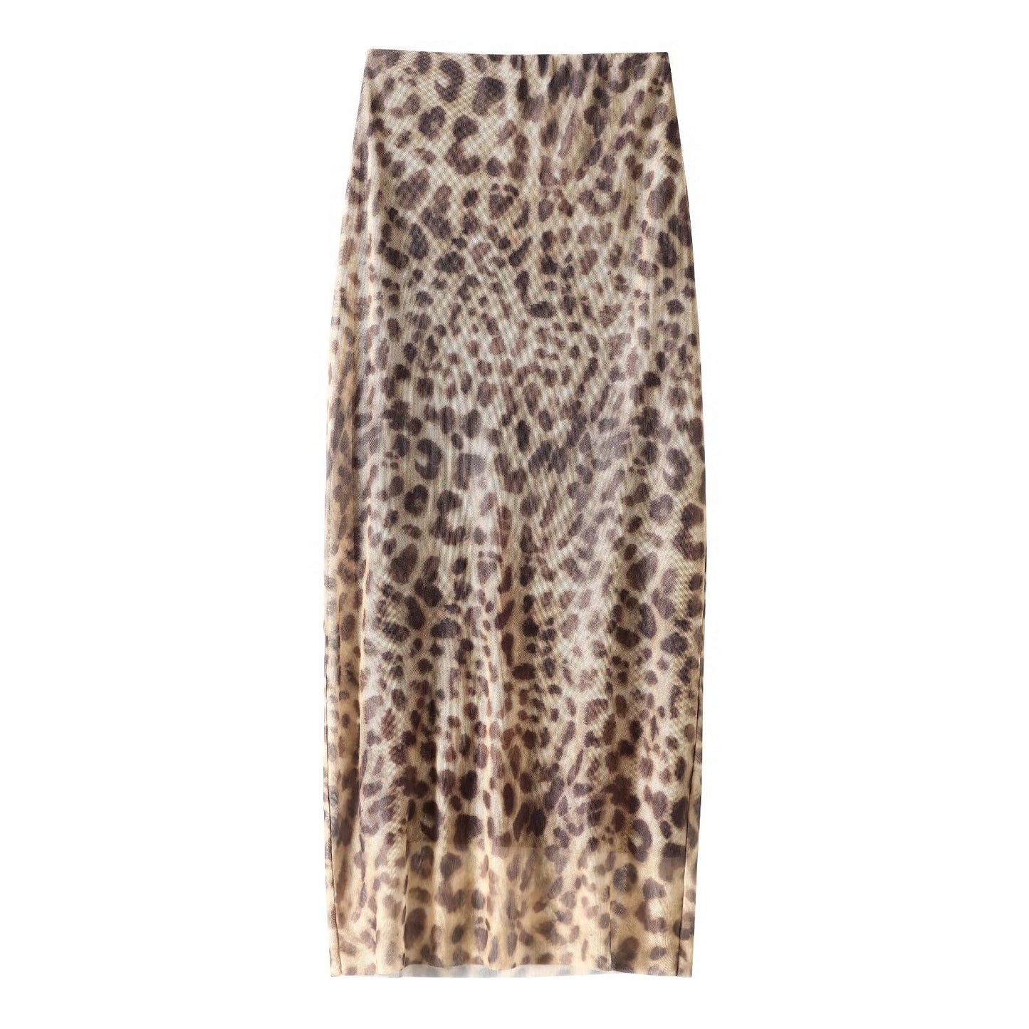 Women's Fashion Animal Print Silk Net Tube Top