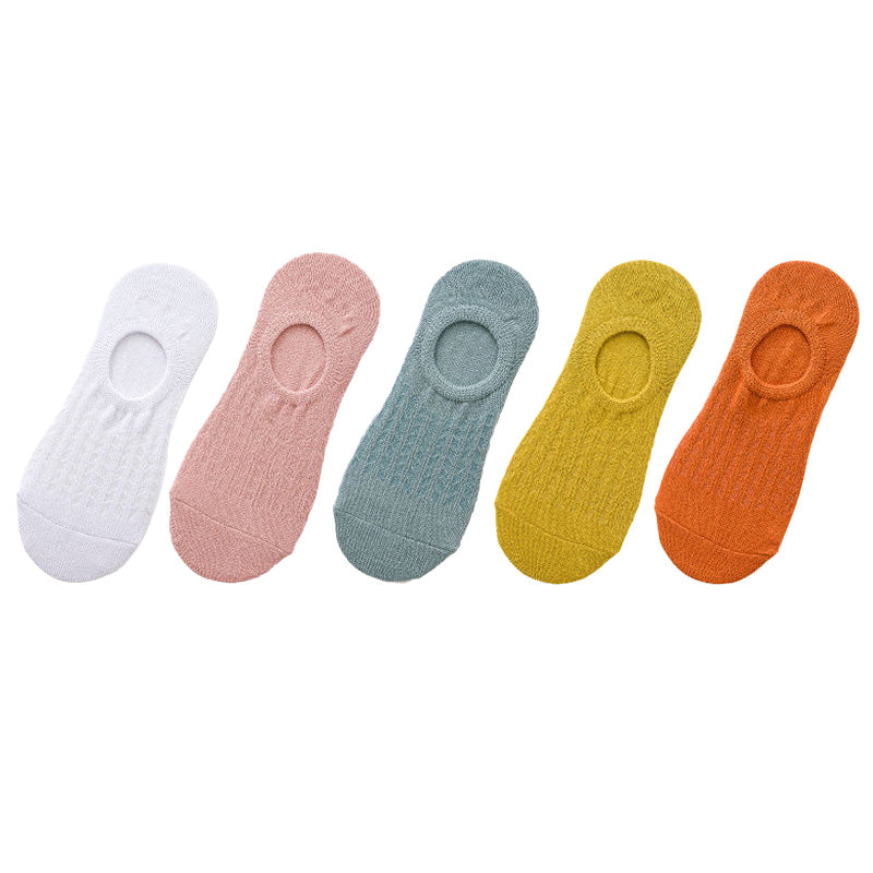 Boat Hose Thin Stripe Invisible Shallow Mouth
