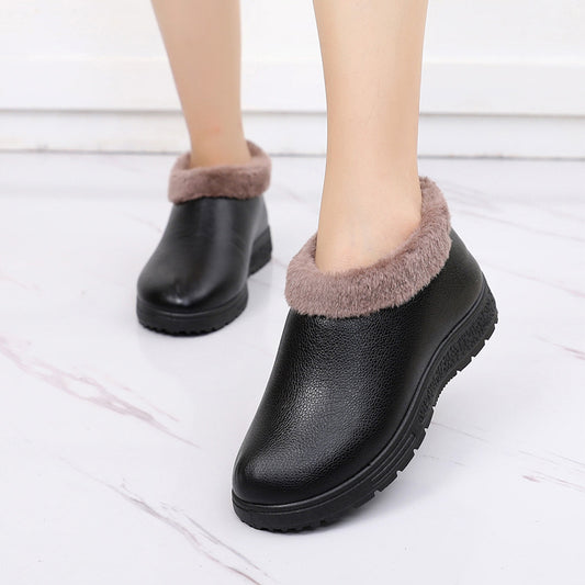 Winter Lady Old Cloth Shoes Non Slip