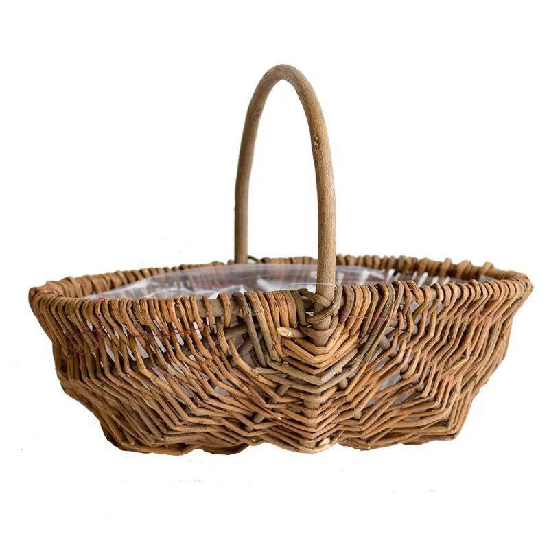 Willow Flower Bamboo Portable Decorative Pastoral Ornament