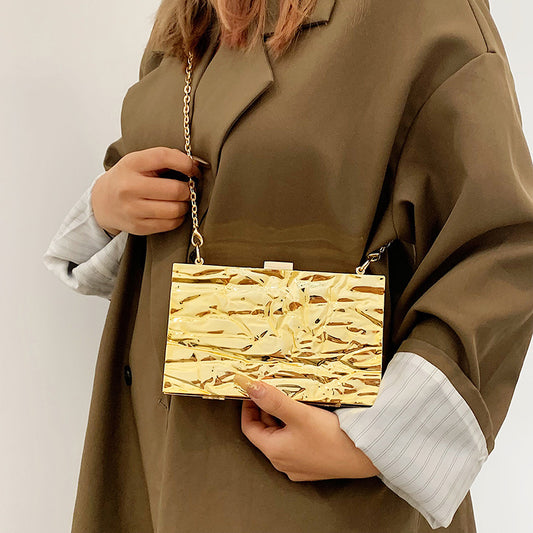 Women's Fashionable Ice Crack Messenger Bag