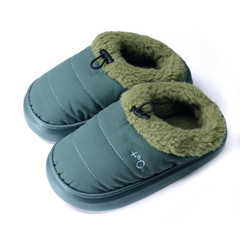 Cotton Slippers For Winter, Men And Women Adults, Furry Shoes, Indoor Cotton Shoes