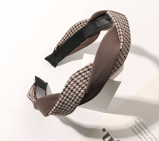 Curry Cross Hair Band Fashionable And Versatile