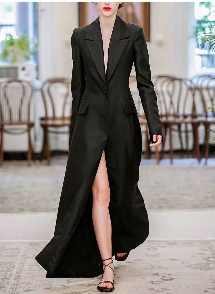 Women's Design Sense Niche Temperament Lightly Mature Adult Lady Like Woman King-size Coat