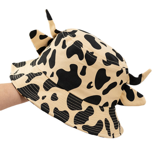 Women's Spring And Summer New Calf Horn Fisherman Hat