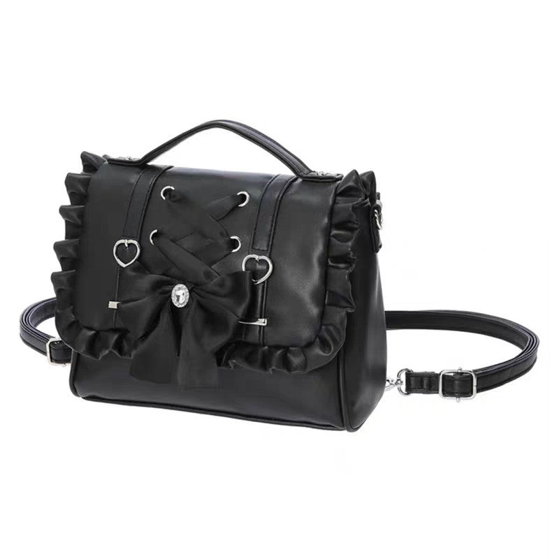 Lolita Bowknot Bag Love Hand-held Shoulder Crossbody Backpack