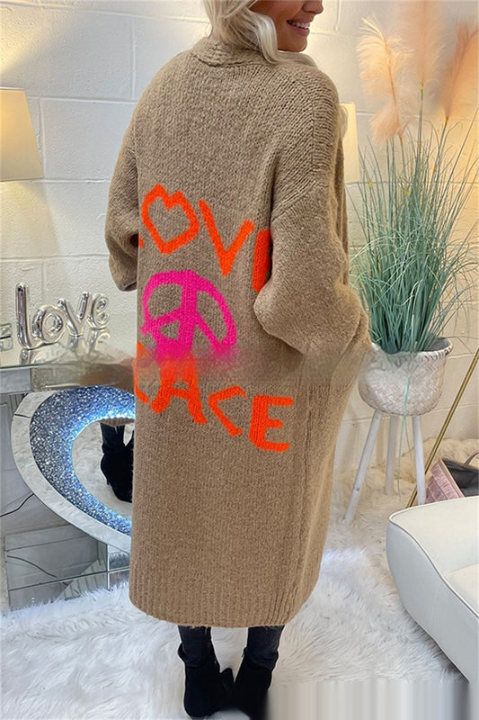 Jacquard Women's Baggy Coat