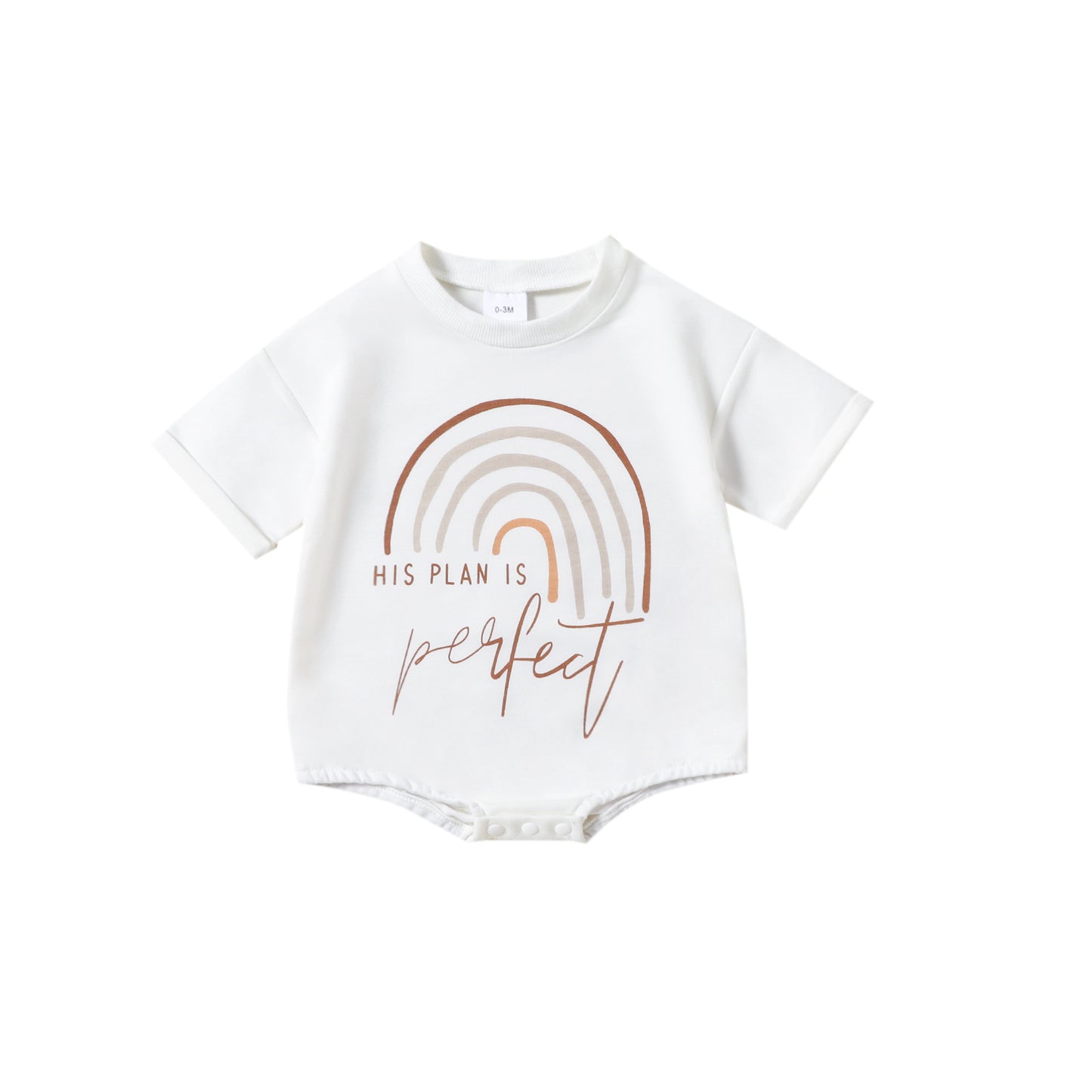 Infant Toddler Rainbow Printing Short Sleeved Kazakhstan