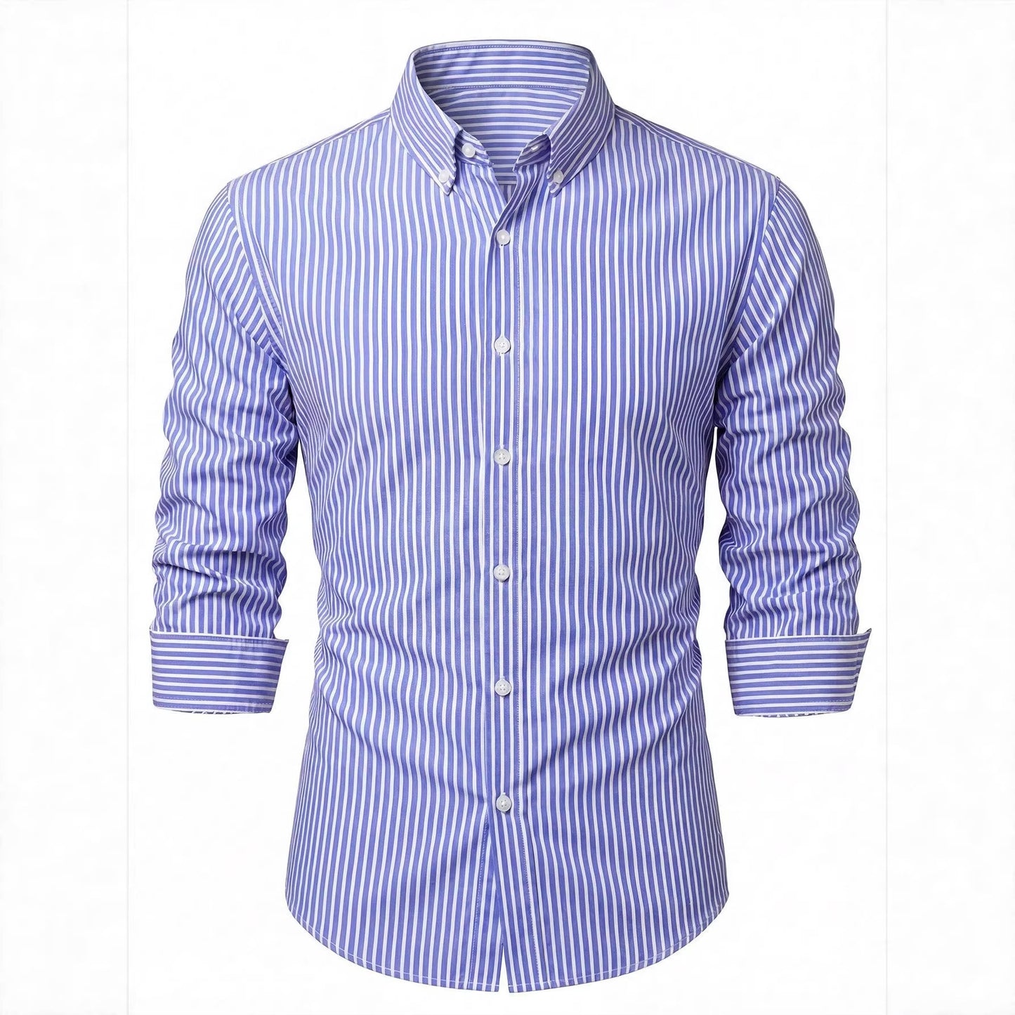 Men's Long-sleeve Striped Base-layer Shirt