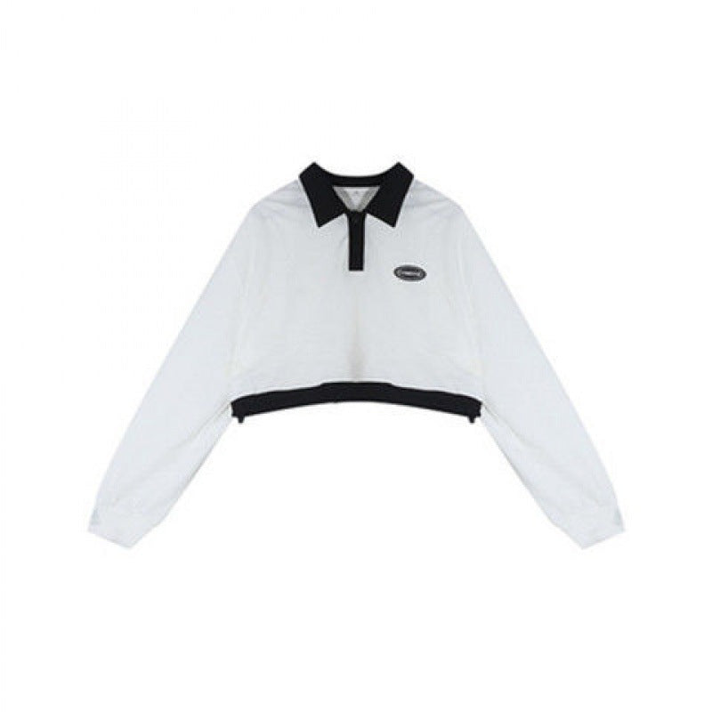 Student Waist Cropped Loose Top
