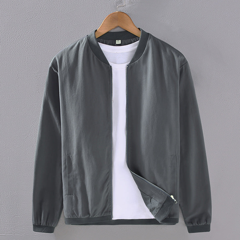 Solid Color Simple Jacket Men's Autumn Lightweight