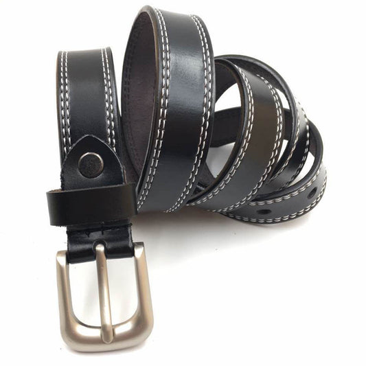 Car thread ladies belt belt cowhide needle