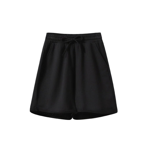 Loose-fitting Wide-leg Shorts Two-piece Sportswear Set