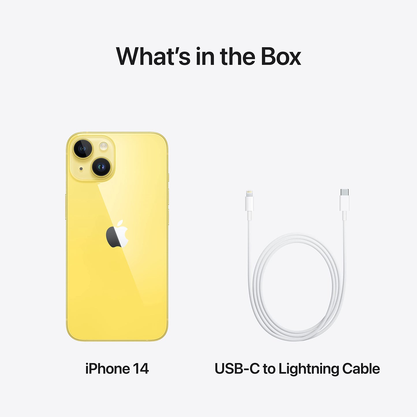 Apple iPhone 14 (256 GB) - gul