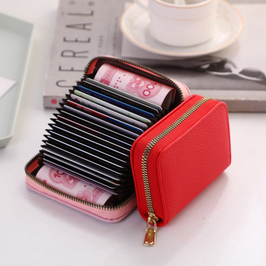 Women's Organ Card Holder Multi-card Rfid