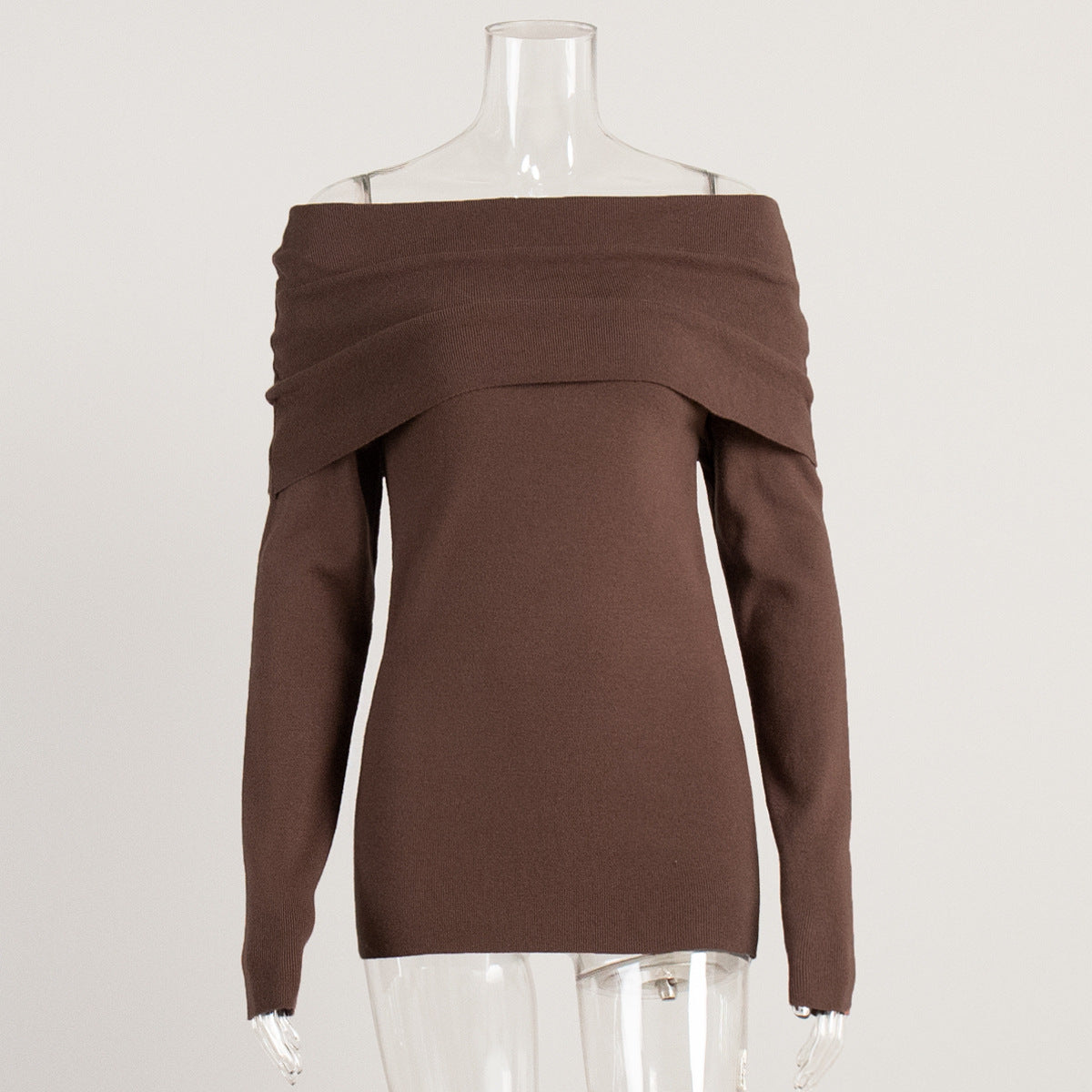 Designer, Figure-flattering, Slimming Wrap-style Knit Sweater For Women