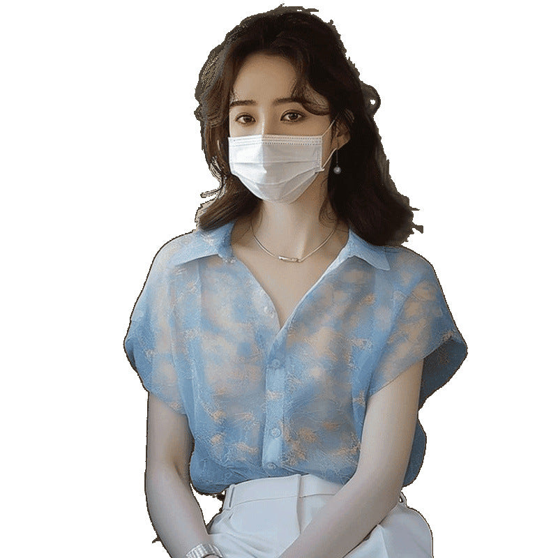 Women's Printed Short Sleeve Shirt