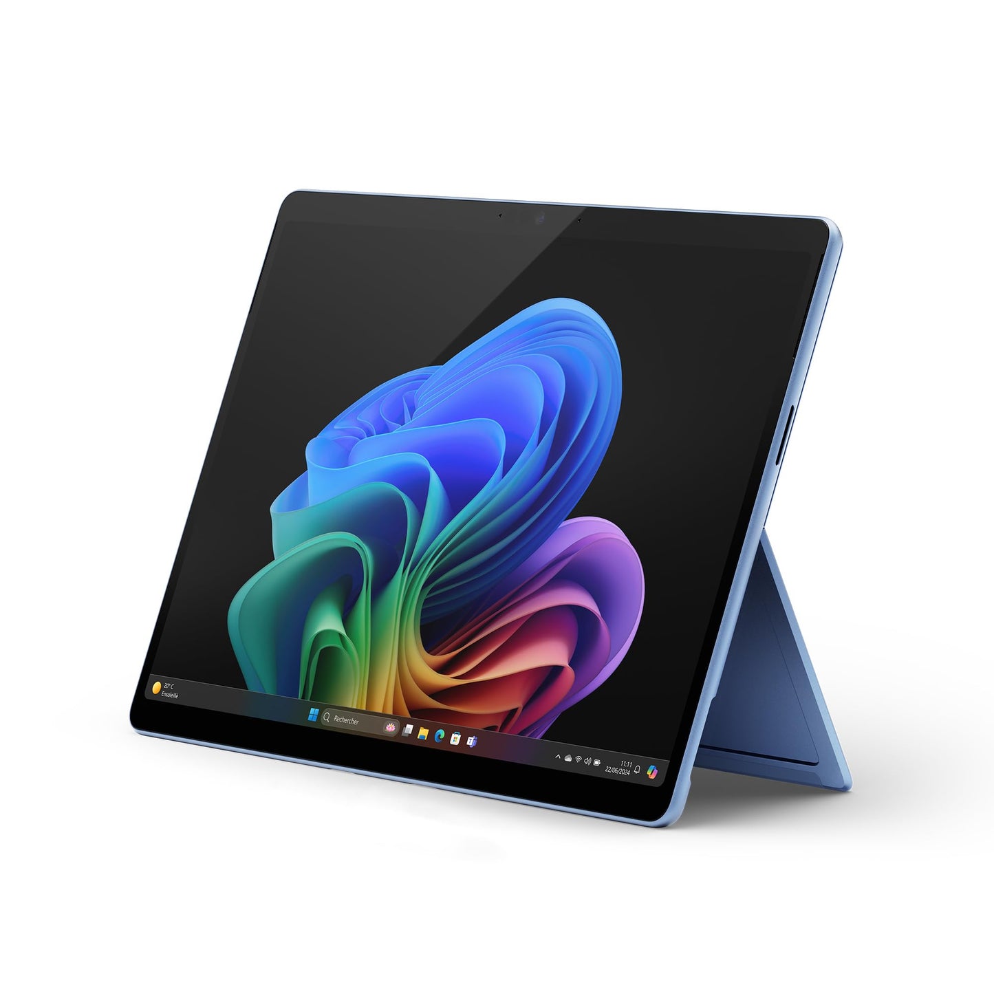 Microsoft Surface Pro (laddare ingår inte) | Copilot+ PC | 13 OLED-pekskärm | Snapdragon® X Elite | 16 GB RAM | 512 TB SSD | Senaste modellen, 11:e upplagan | Safirblå