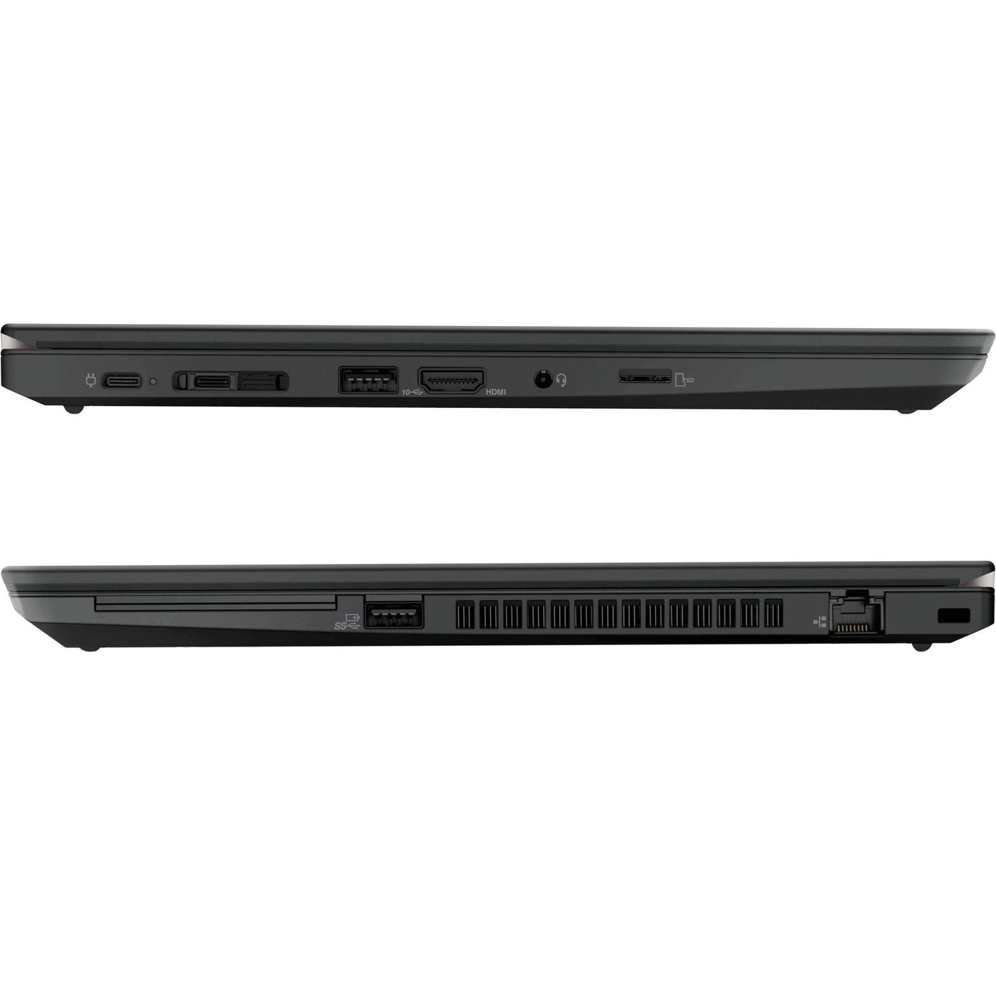 Lenovo Thinkpad T14 (Gen 1) bärbar dator, 14 tum HD (1366 x 768), Intel Core i5-10310, 1,7 GHz, 16 GB, 512 GB NVMe SSD, webbkamera, Windows 11 Pro, amerikanskt tangentbord (renoverat)